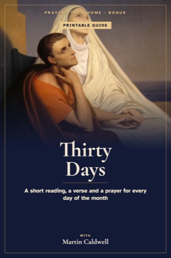 Bonus: Thirty Days printable journal